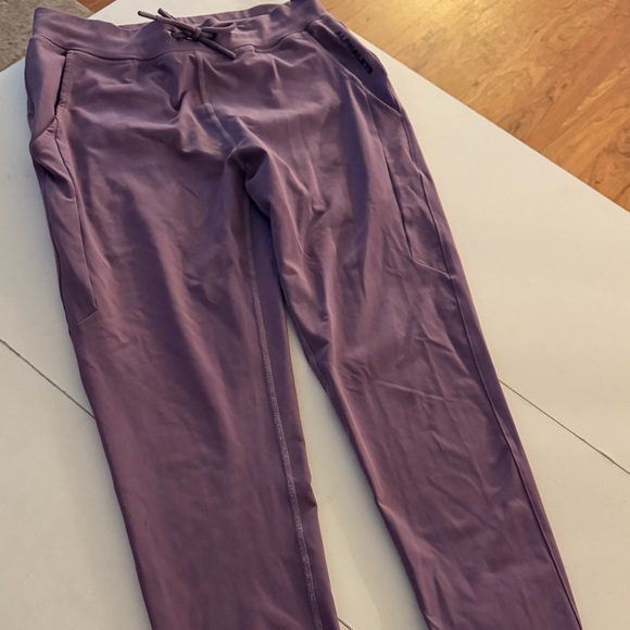 Alphalete Mauve Purple Lavender Athleisure Joggers Sweatpants Lounge Yoga Pants - Picture 3 of 5